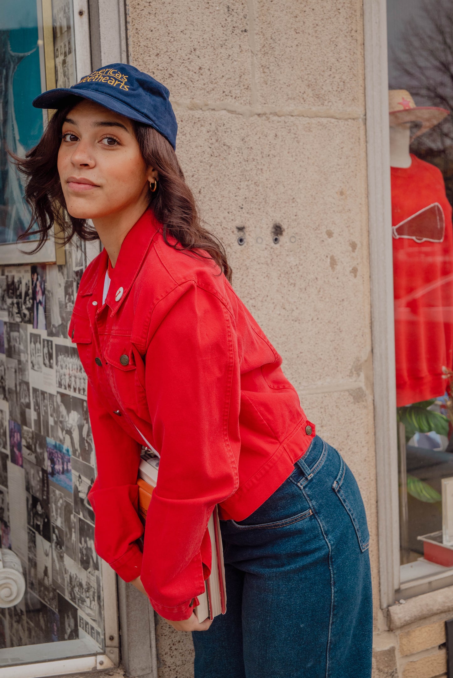 Vintage #1 Red Denim Jacket