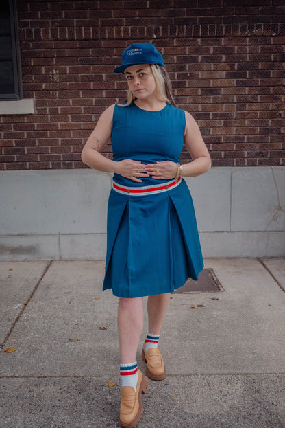 1960s Drop-Waist Tennis Dress