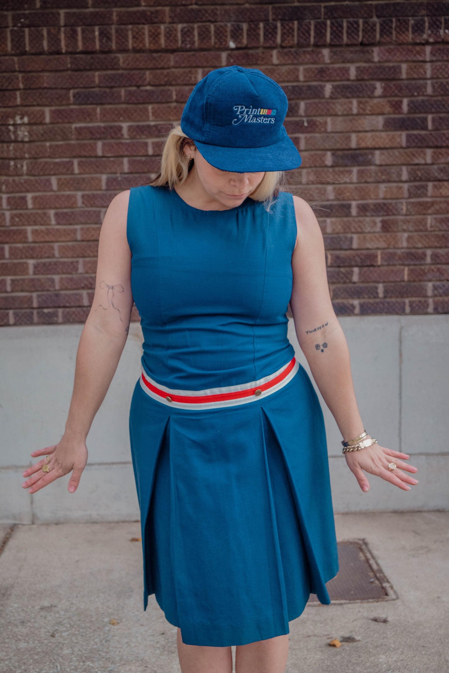 1960s Drop-Waist Tennis Dress