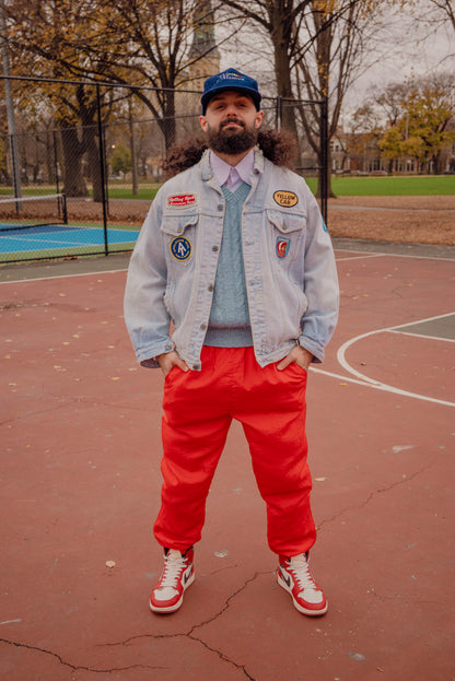 Vintage Red Track Pants