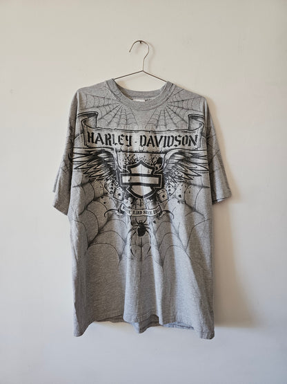 Y2K Harley Davidson Spider Tee