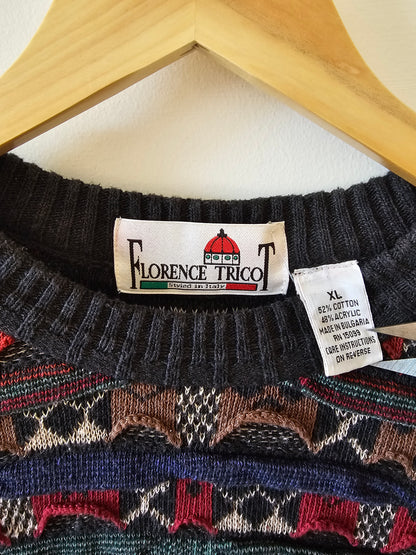 90's Florence Tricot Knit Sweater