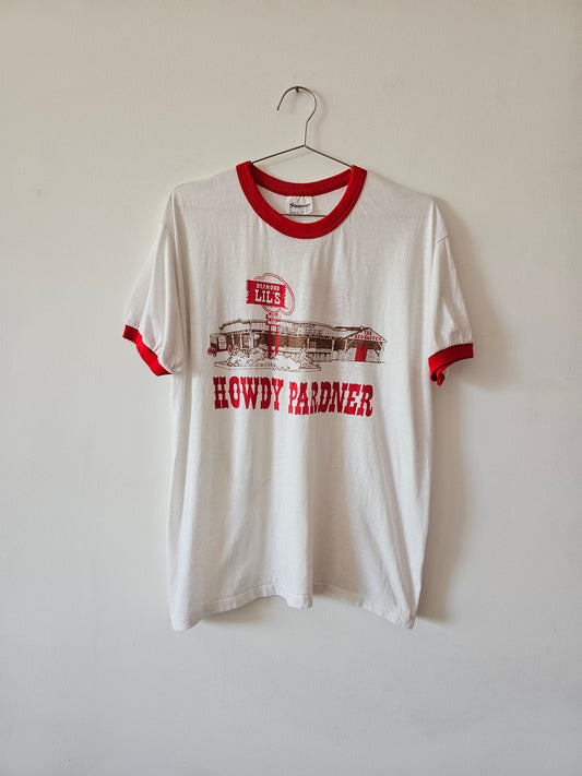 80's Howdy Pardner Ringer Tee