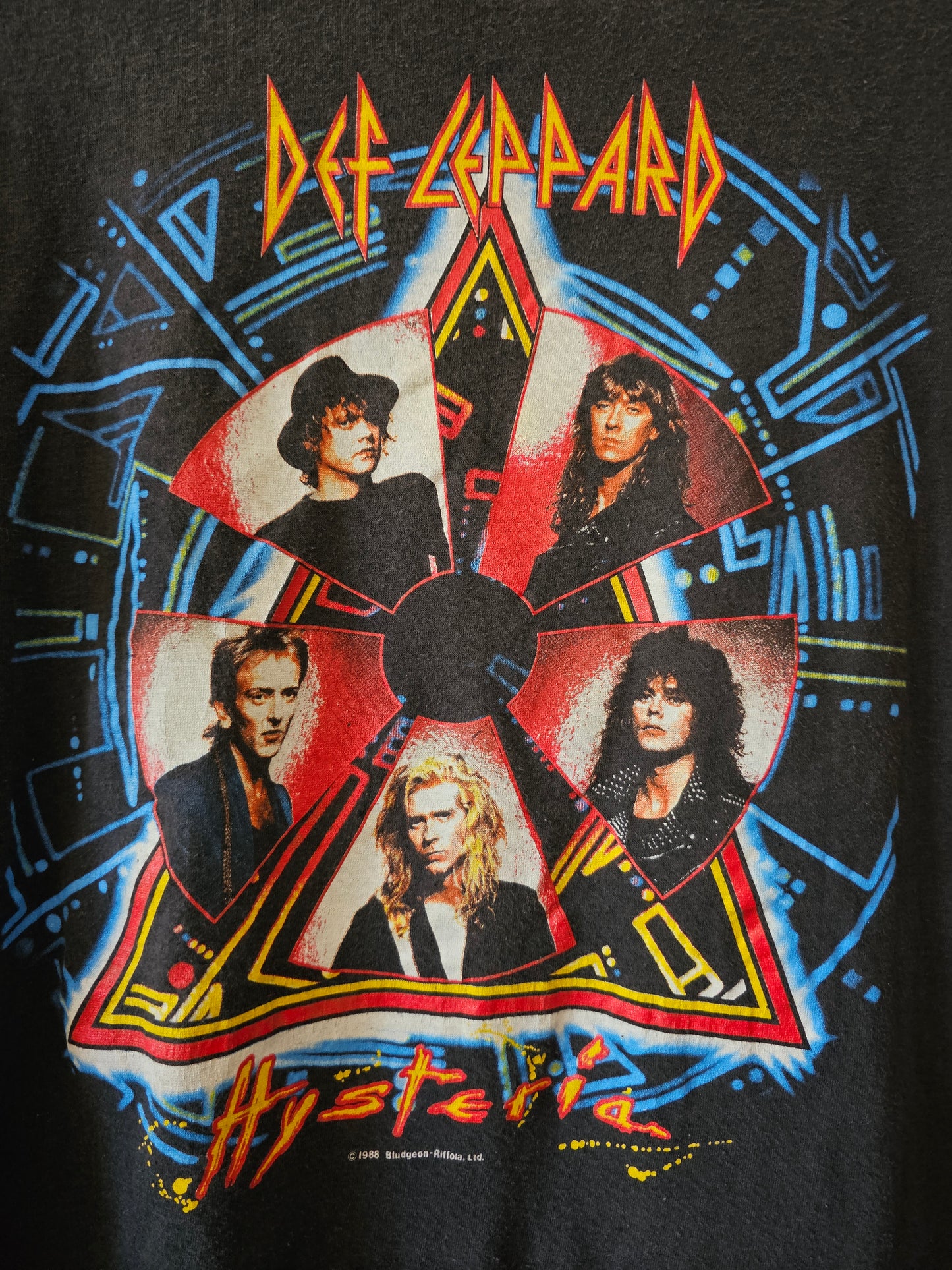 80's Def Leppard Hysteria Tour Tee