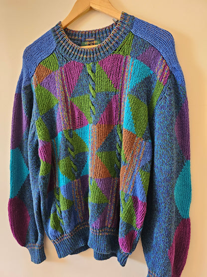 90's COLOURS Knit Sweater