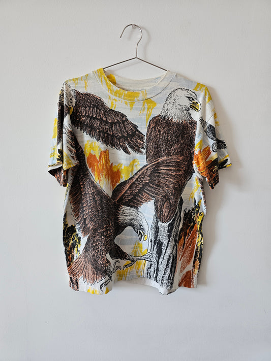 90's Eagle All Over Print Tee