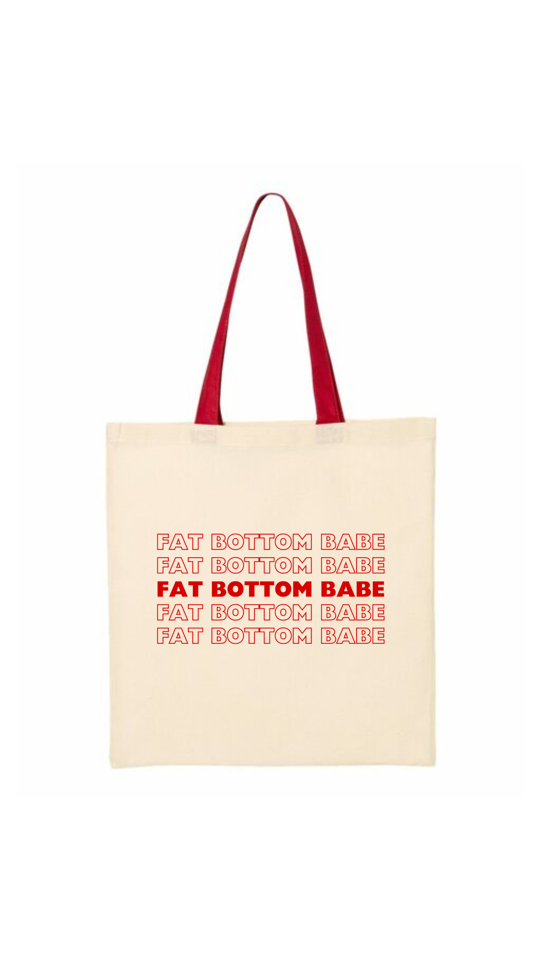 Fat Bottom Babe Tote Bag